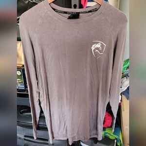 Alphalete Aspire Men's Gray Long Sleeve Shirt